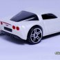 RARE! KEY CHAIN RING WHITE CHEVY CORVETTE C6 COUPE CHEVROLET NEW CUSTOM LIMITED