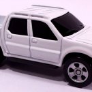 (RARE!) KEY CHAIN WHITE FORD EXPLORER SPORT TRAC TRACK PICKUP TRUCK 4X4 NEW Ltd