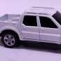 (RARE!) KEY CHAIN WHITE FORD EXPLORER SPORT TRAC TRACK PICKUP TRUCK 4X4 NEW Ltd