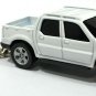 (RARE!) KEY CHAIN WHITE FORD EXPLORER SPORT TRAC TRACK PICKUP TRUCK 4X4 NEW Ltd