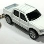 (RARE!) KEY CHAIN WHITE FORD EXPLORER SPORT TRAC TRACK PICKUP TRUCK 4X4 NEW Ltd