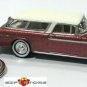 RARE KEY CHAIN RING 55/56 DUST PLUM ROSE & WHITE CHEVY BEL AIR NOMAD CHEVROLET