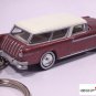 RARE KEY CHAIN RING 55/56 DUST PLUM ROSE & WHITE CHEVY BEL AIR NOMAD CHEVROLET
