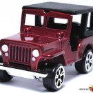 RARE KEY CHAIN BLACK & RED JEEP WILLYS/AMC/OVERLAND 4X4 CJ4 CJ5 NEW CUSTOM LTD