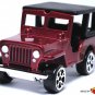 RARE KEY CHAIN BLACK & RED JEEP WILLYS/AMC/OVERLAND 4X4 CJ4 CJ5 NEW CUSTOM LTD