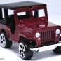 RARE KEY CHAIN BLACK & RED JEEP WILLYS/AMC/OVERLAND 4X4 CJ4 CJ5 NEW CUSTOM LTD