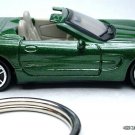 RARE KEY CHAIN RING GREEN C5 CHEVY CORVETTE CONVERTIBLE CHEVROLET V8 LTD EDITION