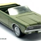 RARE KEY CHAIN 67/68/69/1970 GREEN MERCURY COUGAR CONVERTIBLE CUSTOM LTD EDITION