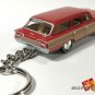 RARE KEY CHAIN RING 1960 RED FORD COUNTRY SQUIRE SW NEW CUSTOM LIMITED EDITION