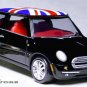 RARE KEY CHAIN BLACK & UK FLAG UNION JACK TOP NEW BMW MINI COOPER BRITISH BRAND