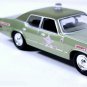 RARE KEY CHAIN POLICE SHERIFF DODGE MONACO JAMES BOND NEW CUSTOM LIMITED EDITION