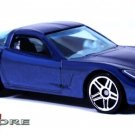 R HTF KEY CHAIN RING 2005~2014 DARK BLUE CHEVY CORVETTE C6 COUPE LIMITED EDITION