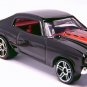RARE! KEY CHAIN RING 70/71 BLACK CHEVY CHEVELLE SS CHEVROLET NEW CUSTOM LIMITED