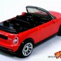 RARE KEY CHAIN RING RED BMW MINI COOPER S CONVERTIBLE CABRIO NEW LIMITED EDITION
