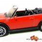 RARE KEY CHAIN RING RED BMW MINI COOPER S CONVERTIBLE CABRIO NEW LIMITED EDITION