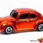 RARE!! KEY CHAIN CANDY ORANGE METALLIC FLAKE COPPER VW OLD BUG VOLKSWAGEN BEETLE