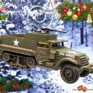 RARE! CHRISTMAS ORNAMENT HALF TRACK M3 USA ARMORED PERSONNEL CARRIER ARMY KOREA RARE! CHRISTMAS ORNAMENT HALF TRACK M3 USA ARMORED PERSONNEL CARRIER ARMY KOREA