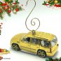 RARE NICE CHRISTMAS TREE ORNAMENT GOLD CADILLAC ESCALADE SUV NEW LIMITED EDITION