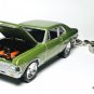 RARE KEY CHAIN LIME GREEN 1969/1970 CHEVY NOVA CHEVROLET CUSTOM LIMITED EDITION