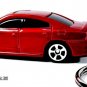 HTF KEY CHAIN RING DARK RED NEW DODGE CHARGER RT R/T HEMI CUSTOM LIMITED EDITION