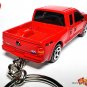 RARE HTF KEY CHAIN RED FORD F250/F350 PICKUP TRUCK V8 4X4 CUSTOM LIMITED EDITION
