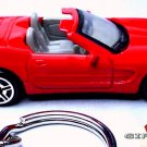 RARE KEY CHAIN RED & BLACK C5 CHEVY CORVETTE CONVERTIBLE CUSTOM LIMITED EDITION