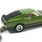 RARE KEY CHAIN 1970/71 GREEN BLACK FORD MUSTANG BOSS 302 CUSTOM LIMITED EDITION