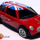 RARE KEY CHAIN RED & UK FLAG UNION JACK BMW MINI COOPER S CUSTOM LIMITED EDITION