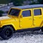 RARE KEY CHAIN YELLOW JEEP WRANGLER 4X4 BIG BLACK WHEELS CUSTOM LIMITED EDITION