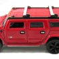 RARE NICE KEY CHAIN RING RED & BLACK HUMMER H2 4X4 HUMVEE CUSTOM LIMITED EDITION