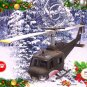 CHRISTMAS ORNAMENT HELICOPTER BELL HUEY UH-1 H IROQUOIS ARMY AIR CAVALRY VIETNAM