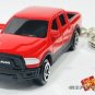 RARE KEY CHAIN RED & BLACK DODGE RAM REBEL 4X4 TRUCK NEW CUSTOM LIMITED EDITION