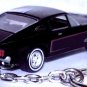 RARE KEY CHAIN 64½ 65~1969 BLACK FORD MUSTANG GT FASTBACK CUSTOM LIMITED EDITION