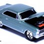 RARE KEY CHAIN GREEN 67/68 CHEVY NOVA 2 II SS 327 S SPORT CUSTOM LIMITED EDITION