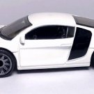 RARE KEY CHAIN RING WHITE BLACK AUDI R8 EUROPE SUPER CAR CUSTOM LIMITED EDITION