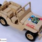 RARE KEY CHAIN RING ARMY GIRL COCA COLA WILLYS FORD JEEP GWP WW2 CUSTOM LIMITED
