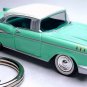 VERY RARE KEY CHAIN 57 MINT GREEN CHEVY BEL AIR CHEVROLET CUSTOM LIMITED EDITION