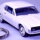 RARE KEY CHAIN 67/68/1969 WHITE MERCURY COUGAR COUPE NEW CUSTOM LIMITED EDITION