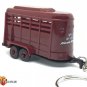 RARE KEY CHAIN HORSEBOX TRAILER VAN HORSE HAULER TRANSPORT LORRY CUSTOM LIMITED