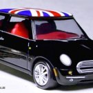 RARE KEY CHAIN BLACK & UK FLAG BMW NEW MINI COOPER UK/GB CUSTOM LIMITED EDITION