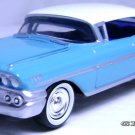 RARE KEY CHAIN 58/1958 BLUE~WHITE CHEVY IMPALA CHEVROLET CUSTOM LIMITED EDITION RARE KEY CHAIN 58/1958 BLUE~WHITE CHEVY IMPALA CHEVROLET CUSTOM LIMITED EDITION