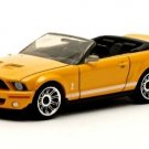 RARE HTF KEY CHAIN ORANGE WHITE FORD MUSTANG SHELBY GT500 CUSTOM LIMITED EDITION