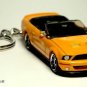 RARE HTF KEY CHAIN ORANGE WHITE FORD MUSTANG SHELBY GT500 CUSTOM LIMITED EDITION