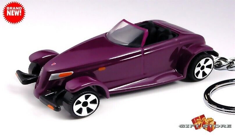 RARE HTF KEY CHAIN RING VIOLET PURPLE PLYMOUTH PROWLER CUSTOM LIMITED EDITION