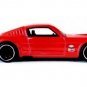 RARE KEY CHAIN 1965/1966 RED WHITE FORD MUSTANG FASTBACK CUSTOM LIMITED EDITION