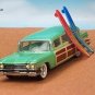 RARE Ltd EDITION CADILLAC ELDORADO SURF WOODIE & TABLES SURFING HEARSE & DIORAMA