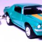 RARE! KEY CHAIN 1971/1972/1973 GREEN CHEVY CAMARO SS Z28 CUSTOM LIMITED EDITION
