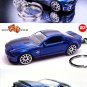 RARE KEY CHAIN RING BLUE BLACK 2007/2014 FORD MUSTANG GT CUSTOM LIMITED EDITION