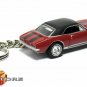 RARE KEY CHAIN 67/68 RED BLACK CHEVY CAMARO RS CHEVROLET CUSTOM LIMITED EDITION