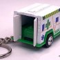 RARE KEY CHAIN RING WHITE AMBULANCE EMS/EMT MEDIC RESCUE CUSTOM LIMITED EDITION